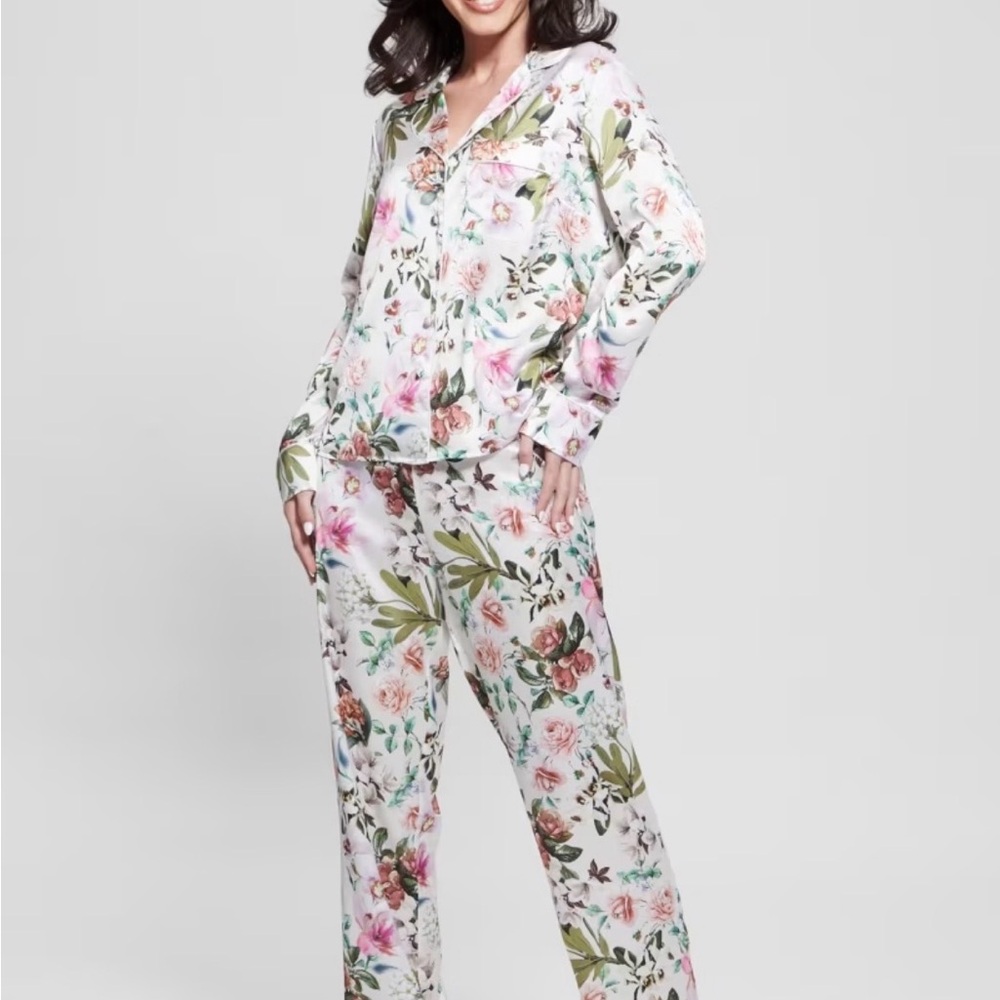 Guess Eco Alessandra Floral Pajama Set S